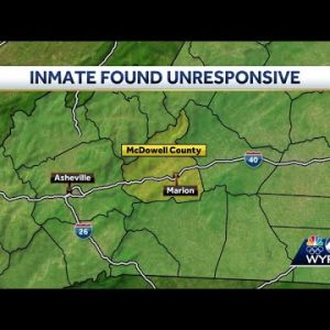 McDowell County murder suspect dies after being found unresponsive in jail cell, deputies say