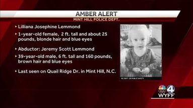 Amber Alert issued for missing 1-year-old girl in North Carolina