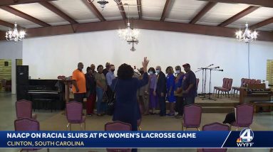 NAACP on racial slurs at Presbyterian College during women's lacrosse game