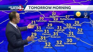 Drying out, colder weekend