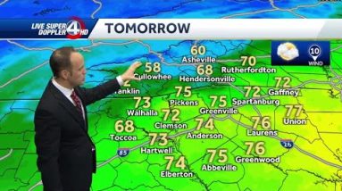 Fog, then sunny Friday