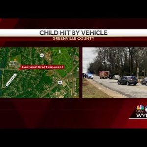Greenville middle school student hit by vehicle near school, police say
