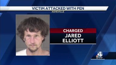 Man stabbed in neck and face with pen at Asheville business, police say