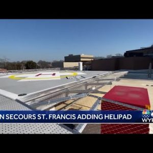 New hospital helipad atop Bon Secours St. Francis Downtown Hospital