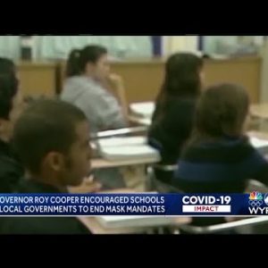North Carolina Gov. Roy Cooper urges municipalities, schools to end mask mandates