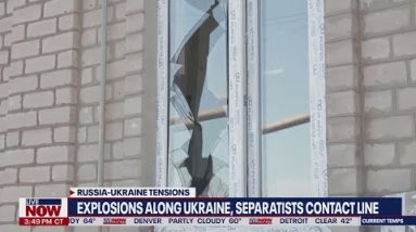 Explosions along Ukraine's border destroy homes, buildings: New Video | LiveNOW from FOX