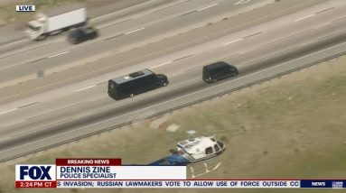 Police chase a party bus in Los Angeles | LiveNOW from FOX