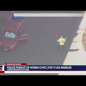 Police chase leads to suspect attempting carjacking | LiveNOW from FOX