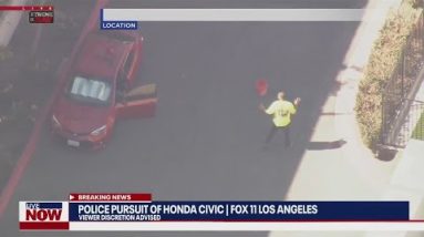 Police chase leads to suspect attempting carjacking | LiveNOW from FOX