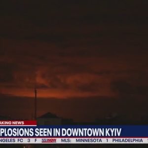 Russia-Ukraine: Large explosions seen in Kyiv