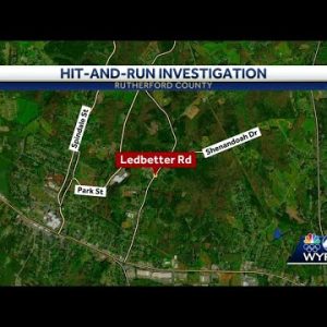 Rutherford County hit and run