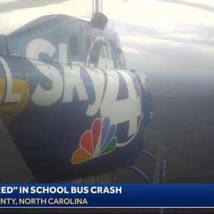 SKY 4: "Several injured" in school bus crash