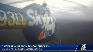SKY 4: "Several injured" in school bus crash