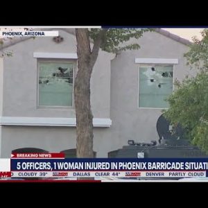 Barricade standoff: 5 Phoenix officers shot trying to rescue baby | LiveNOW from FOX