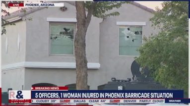 Barricade standoff: 5 Phoenix officers shot trying to rescue baby | LiveNOW from FOX
