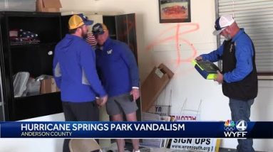 Vandalism at Upstate park