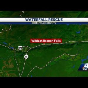 Wildcat Branch Falls Waterfall rescue