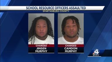 Deputies: Twins attack 2 school resource officers, 1 hides in bathroom stall, resisting arrest