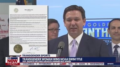 Transgender sports: Desantis declares new winner after transgender swimmer places first | LiveNOW fr