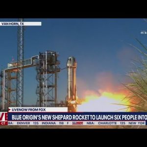 Blue Origin launch: 5 paying customers go to space | LiveNOW from FOX