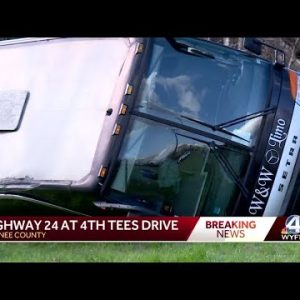 Church bus crash hwy 24