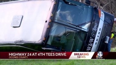 Church bus crash hwy 24