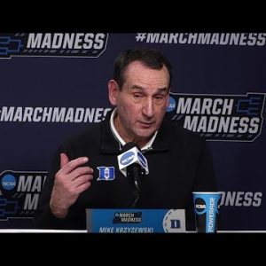 Coach K Sunday afternoon news conference