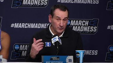 Coach K Sunday afternoon news conference