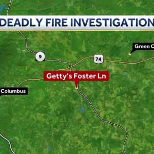 Deadly fire shuts down highway in Polk County, North Carolina