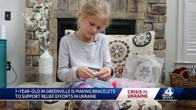 Greenville girl finds creative way to help with Ukrainian relief efforts
