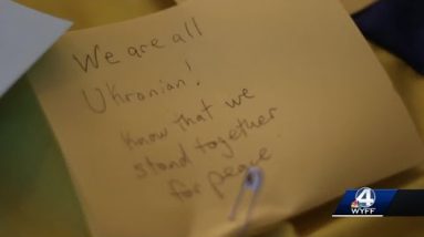 'Prayer Walk For Peace' held at Limestone University for Kyiv, Ukraine native