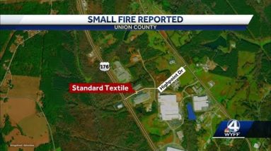 Fire reported at manufacturing plant in Union County, officials say
