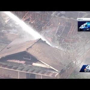 Firefighters injured as crews battle flames at old Upstate mill site