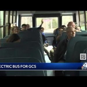 Greenville County Schools gets first electric school bus