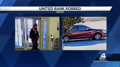 Greer bank robbery suspect