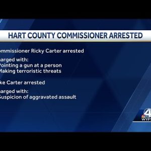 Hart County commissioner arrested