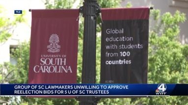 SC rep. says UofSC has 'reached a level of dumpster fire' during trustees screening hearing