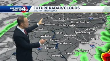 Heavy rain, possible storms Thursday