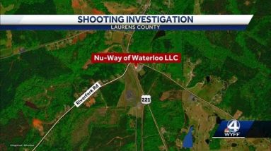 Deputies searching for suspect after shooting at Laurens County gas station