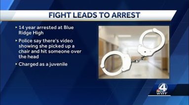 Blue Ridge High School student charged for hitting someone with chair, deputies say