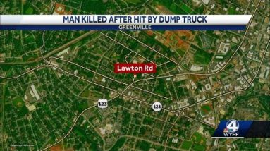 Man killed after being hit by dump truck identified
