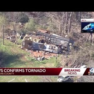 Neighbors react after tornado hits area of Pickens County