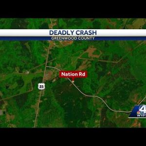 One person dead after crash in Greenwood County, troopers say