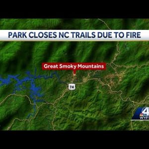 Park Closes NC trails due to fire