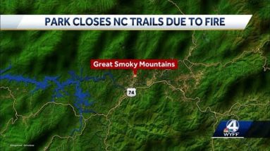 Park Closes NC trails due to fire