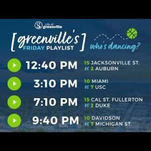 Greenville police chief shares some traffic tips for fans attending the tournament and related ev...