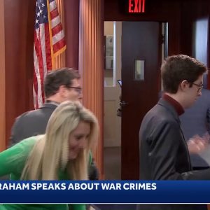 Sen. Lindsey Graham speaks about war crimes