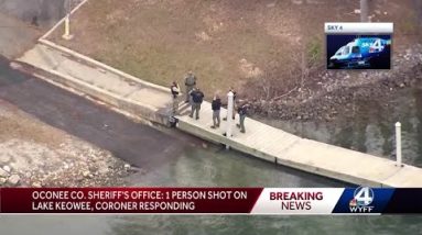 Sky 4: Shooting at Falls Creek Landing on Lake Keowee