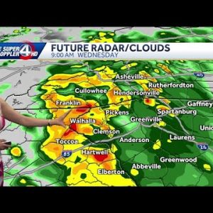 Sunny, warm Tuesday, but rain moves in Wednesday