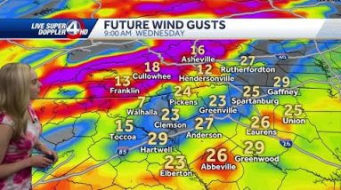 Sunny, warm Tuesday, but rain moves in Wednesday